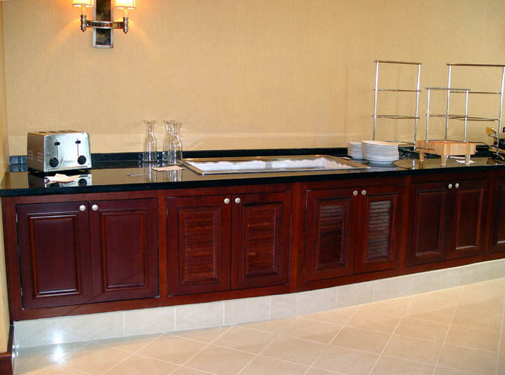 Large Buffet at Concierge