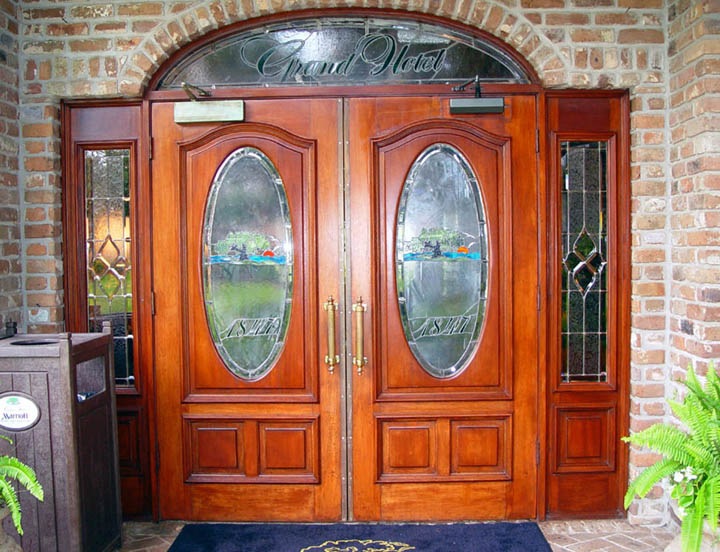 Original Entry Doors, refinished