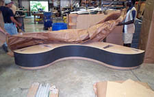 Desk component of Dr. Harvey Orthodontic Clinic